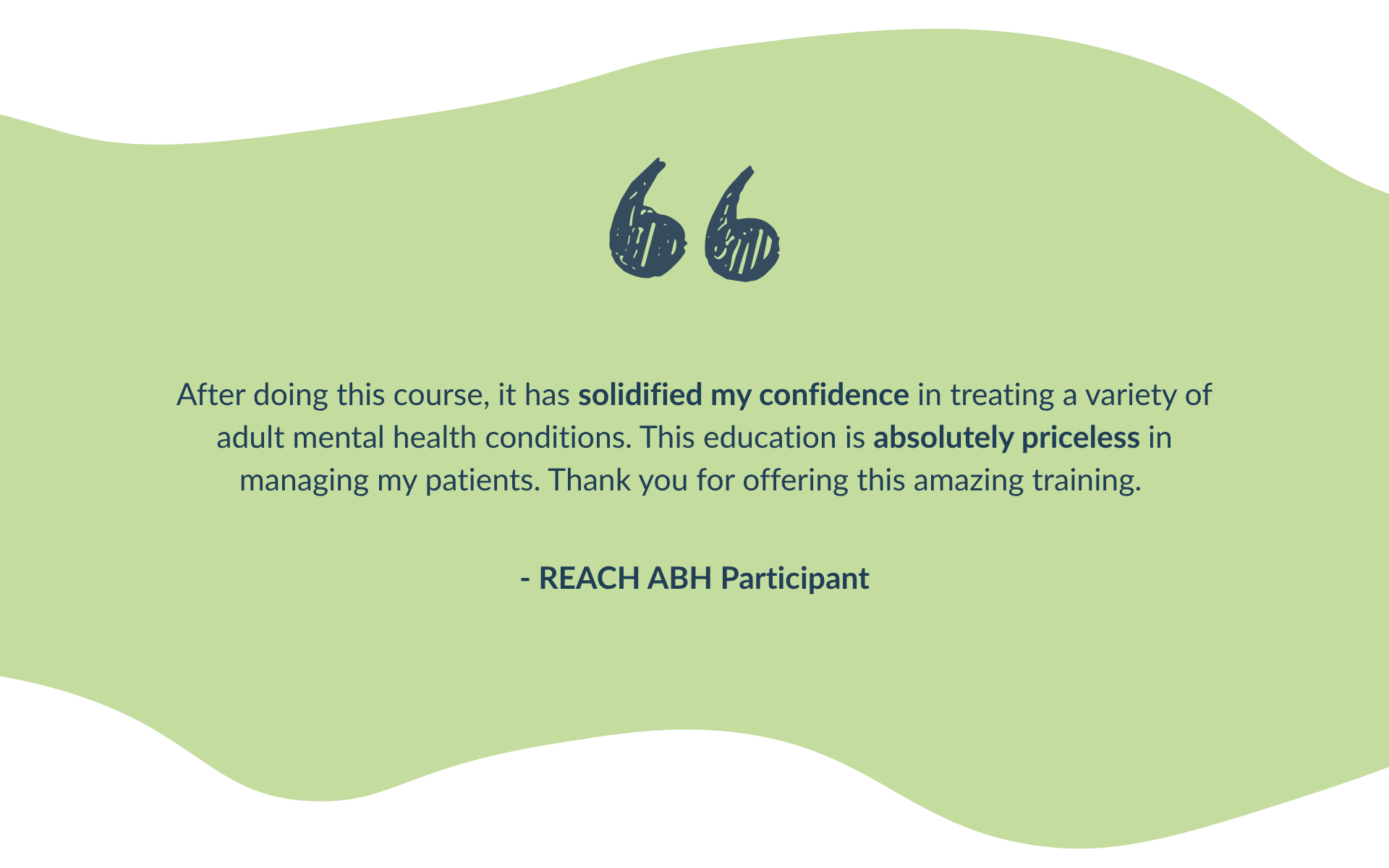 REACH ABH Testimonial